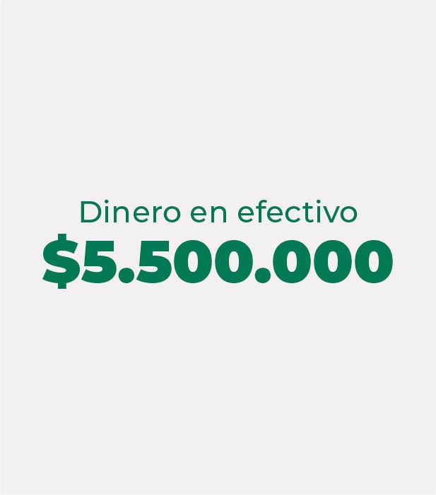 CINCO MILLONES QUINIENTOS MIL PESOS($5.500.000,00)