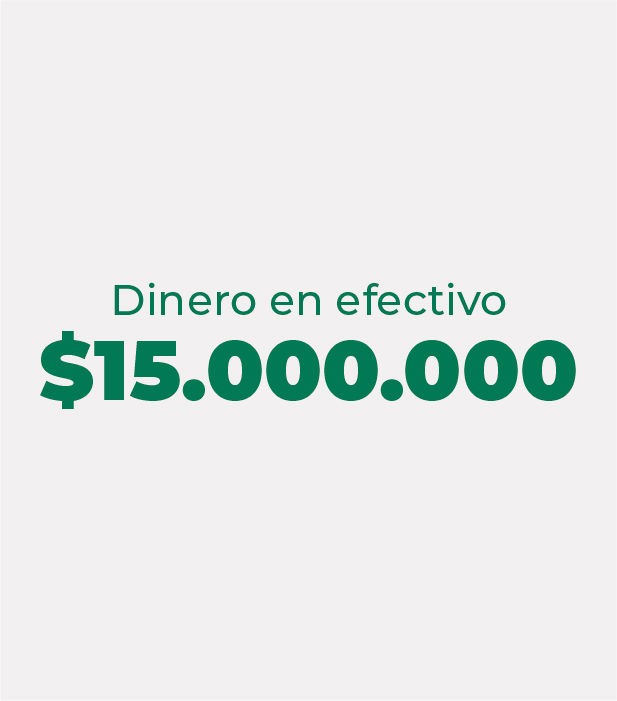 QUINCE MILLONES PESOS ($15.000.000,00)